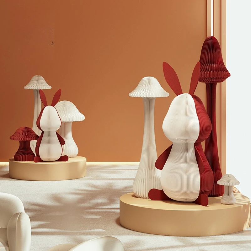 Rabbit ornament office window decoration exhibition shopping mall cartoon doll gift cute gift jewelry