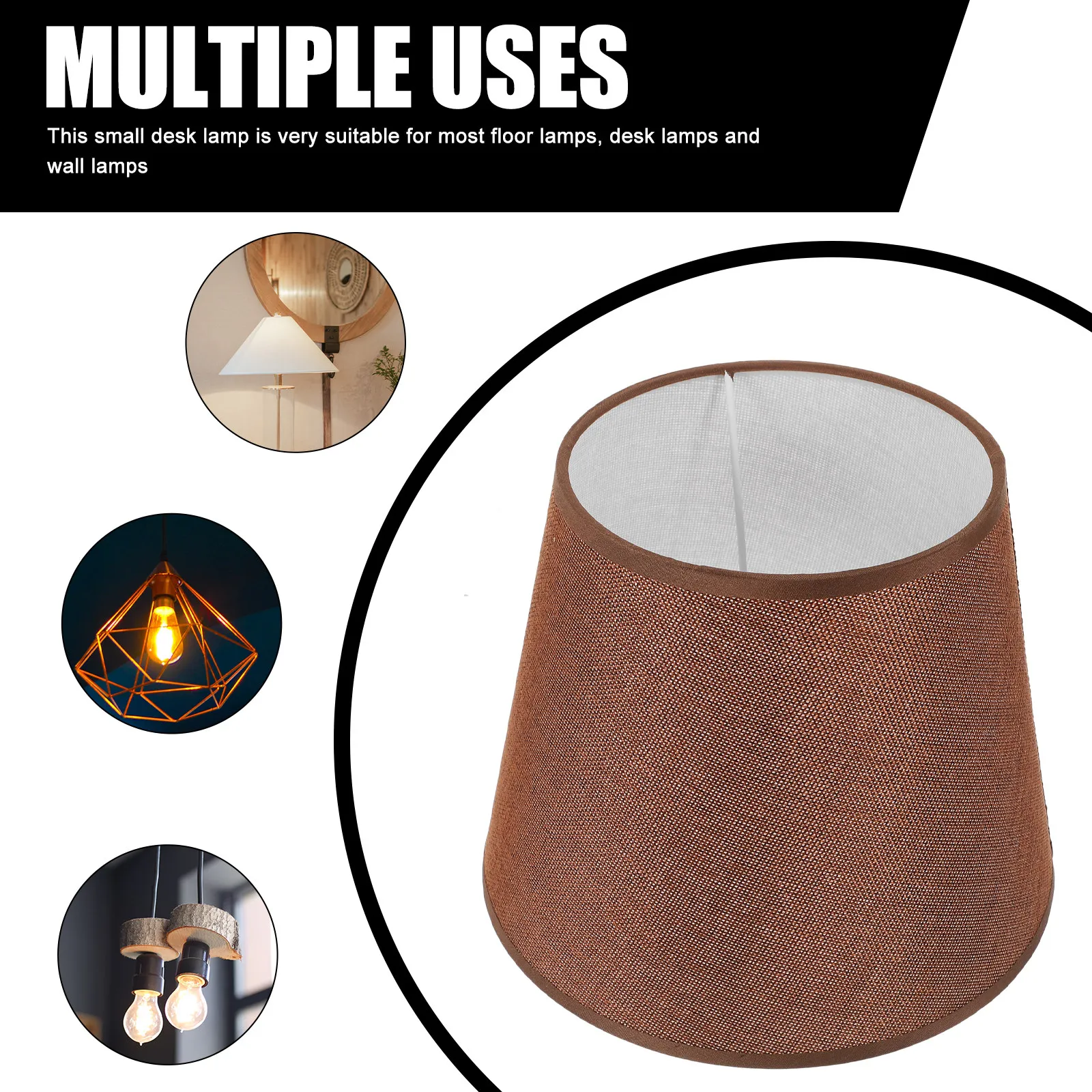 

Cloth Lampshade Table Lamp Cover Replacement Shade E27 Fabric Light Diffuser For Bedroom Living Room Desk Floor Lamp