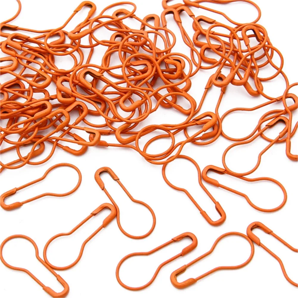 100 قطعة دبابيس معدنية الكروشيه اكسسوارات القرع دبوس الأمان قفل الحياكة علامة علامة DIY بها بنفسك الخياطة أداة إبرة كليب الحرف اكسسوارات #3