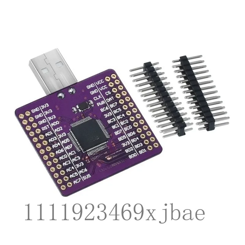 Dual-channel USB Multi-function Serial Conversion Board, High-speed USB To RS232 SPI I2C JTAG Debugger Module