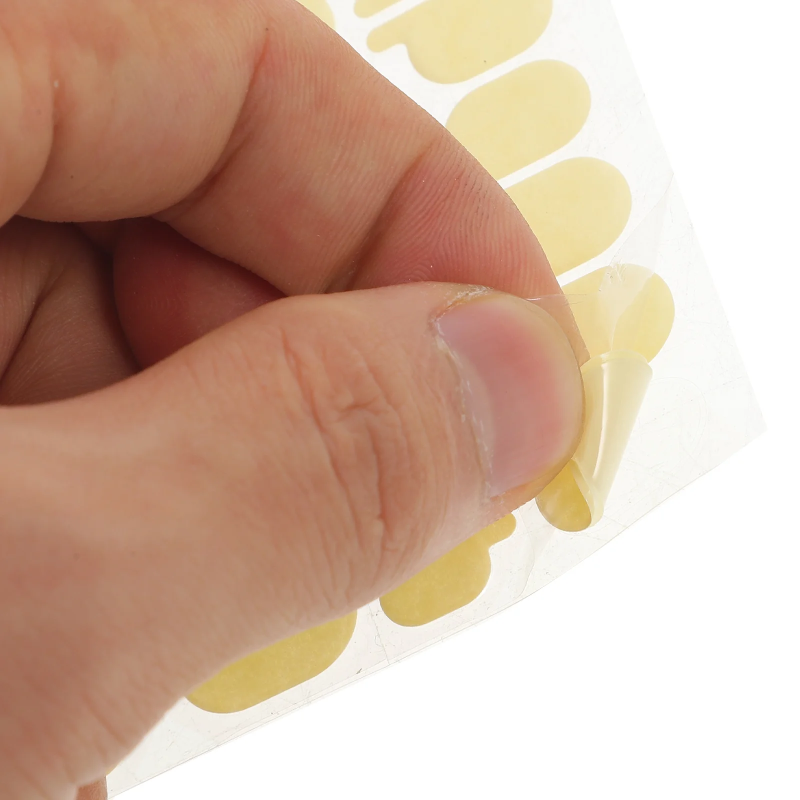 Strisce adesive biadesive con toppa ovale Adesivi per display finti Strumenti artistici Adesivi per colla con punta francese per supporti per unghie finte