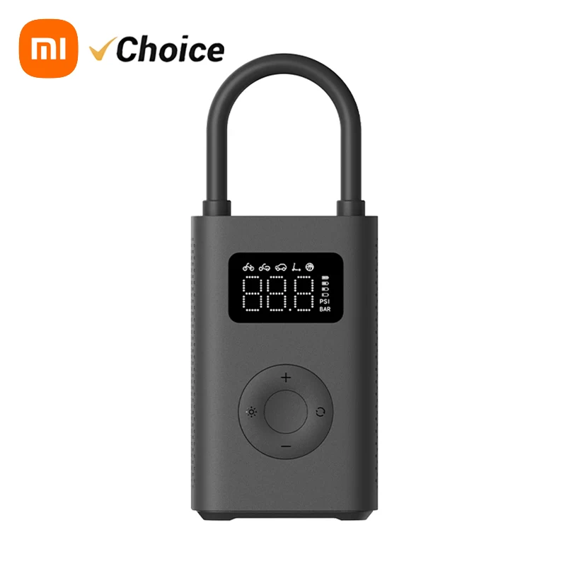 Xiaomi ​MIJIA 100% Original Portable Air Compressor 2,150psi,Preset Pressure Stop When Full,Air Pump,6 Mode,Lightweight Electric