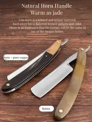 Japanese 440C Steel Straight Edge Sharp Barber Razor Salon Barbershop Shaving Razor Sharp Already Straight Razor For Men