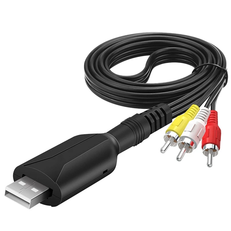 

3RCA-USB 2.0 Кабель для карты приема видео-аудио, соединительный шнур «папа-папа»