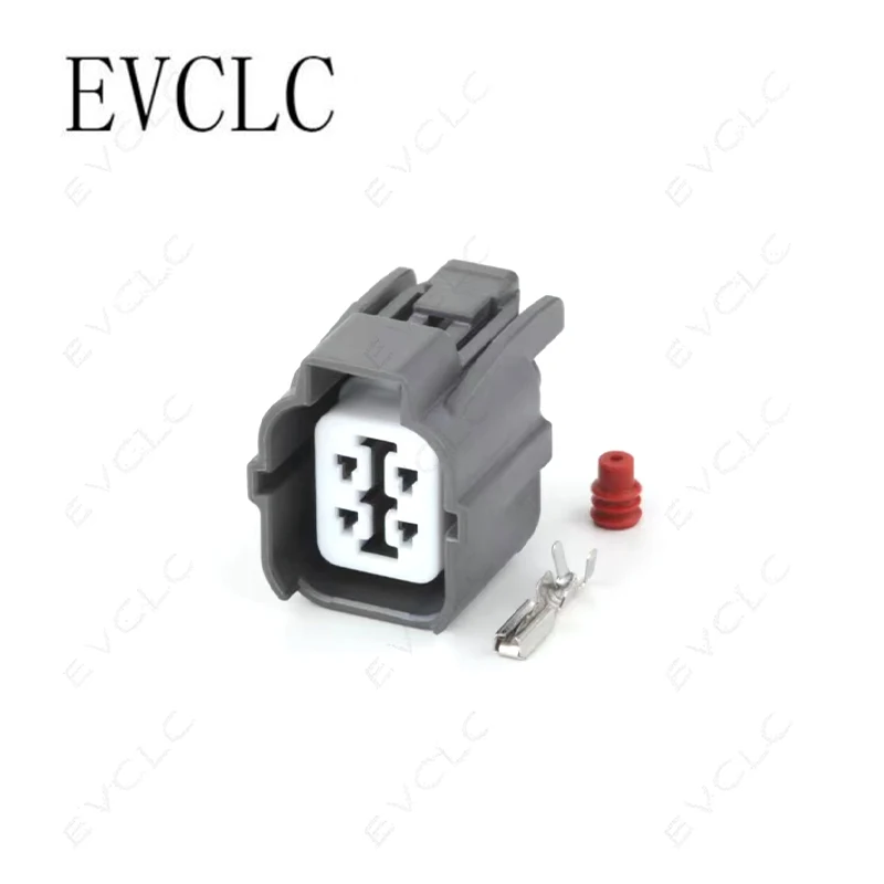 1 Set 4-Pin Car Wiring Harness Connector Waterproof Plug 6489-0132/6181-0073 for Honda Front Rear Oxygen Sensor Headlight Plug