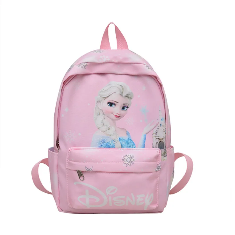 

Disney Kindergarten Bag Girl Cute Cartoon Princess Storage Bag Mickey Mouse New Children's Schoolbag Outdoor Leisure Backpack