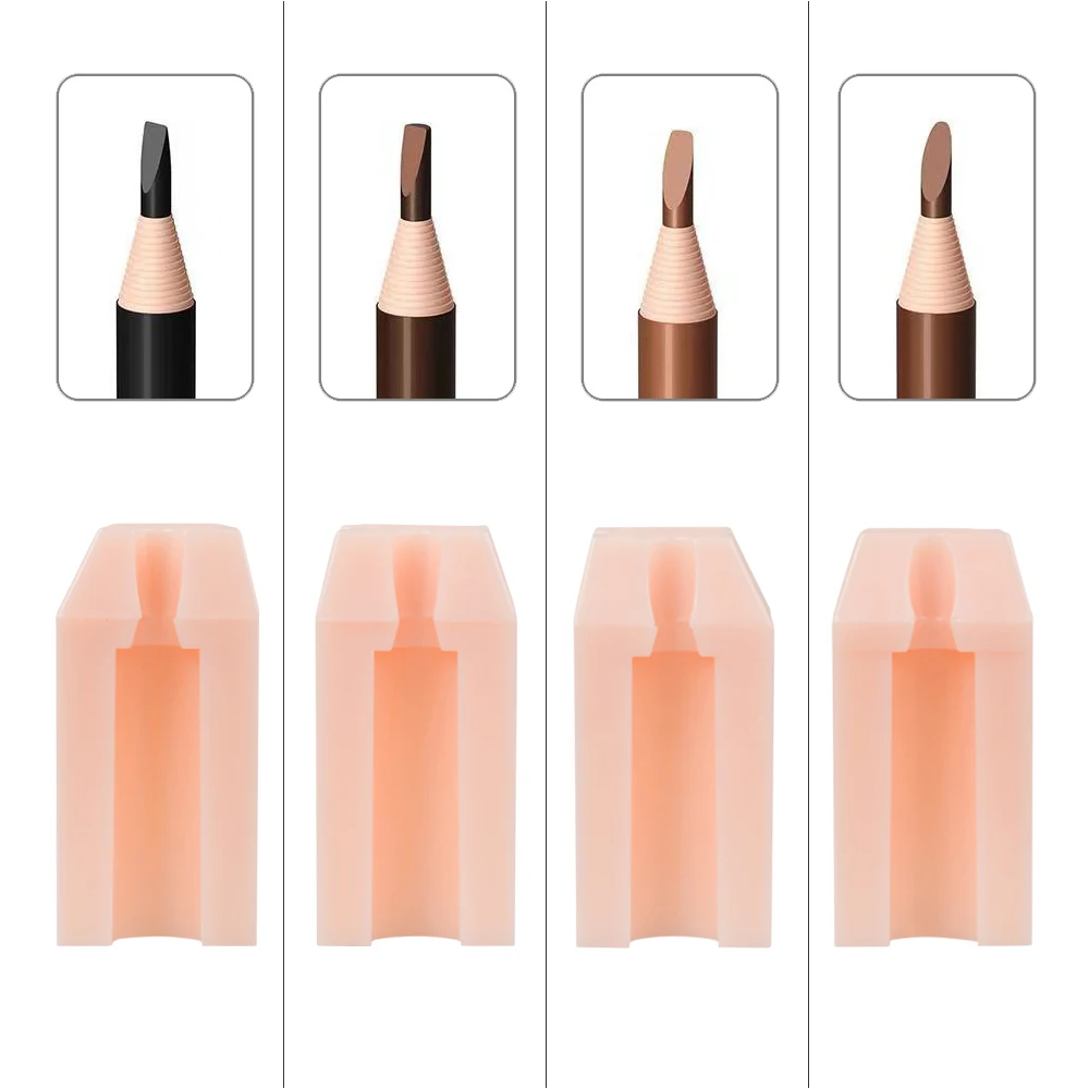 1pcs Eyebrow Pencil Shaper Sharpener Lip & Eyeliner Sharpening Tool Card Slots 4-IN-1 Pencil Shaper Cosmetic Makeup Tool