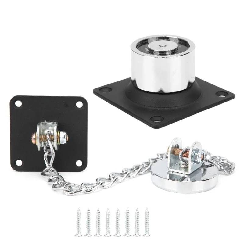 

Электромагнитный дверной упор 12В/24В, сила удержания 60 кг, 4-проводной, для противопожарных дверей