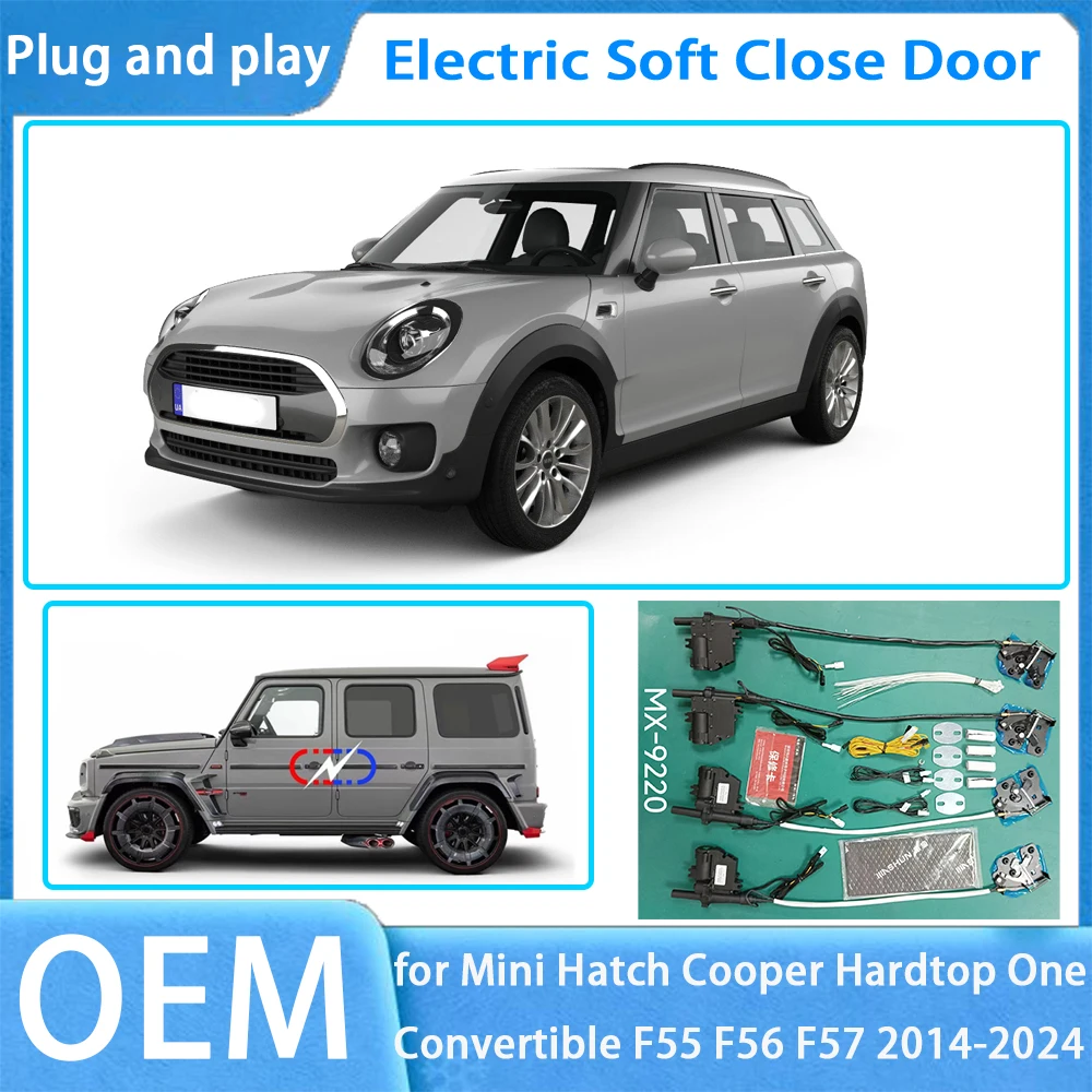 for Mini Hatch Cooper Hardtop One Convertible F55 F56 F57 OEM Car Soft Close System Electric Auto Pull Power Latch Power Closing