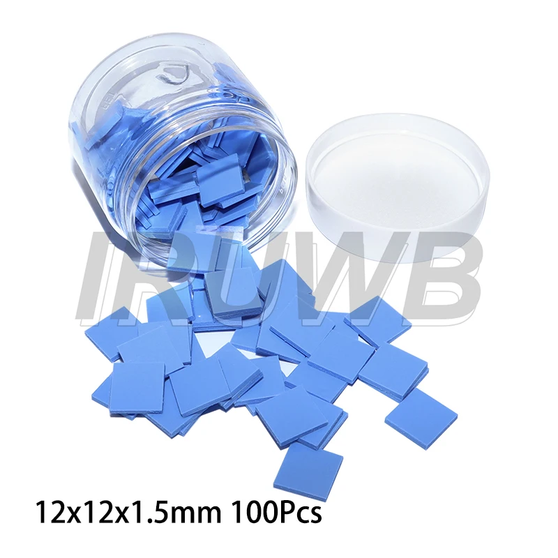 100PCS Thermal Insulating Silicone Sheet High Temperature Resistance Motherboard CPU IC GPU Repair Pre-cutting Mat