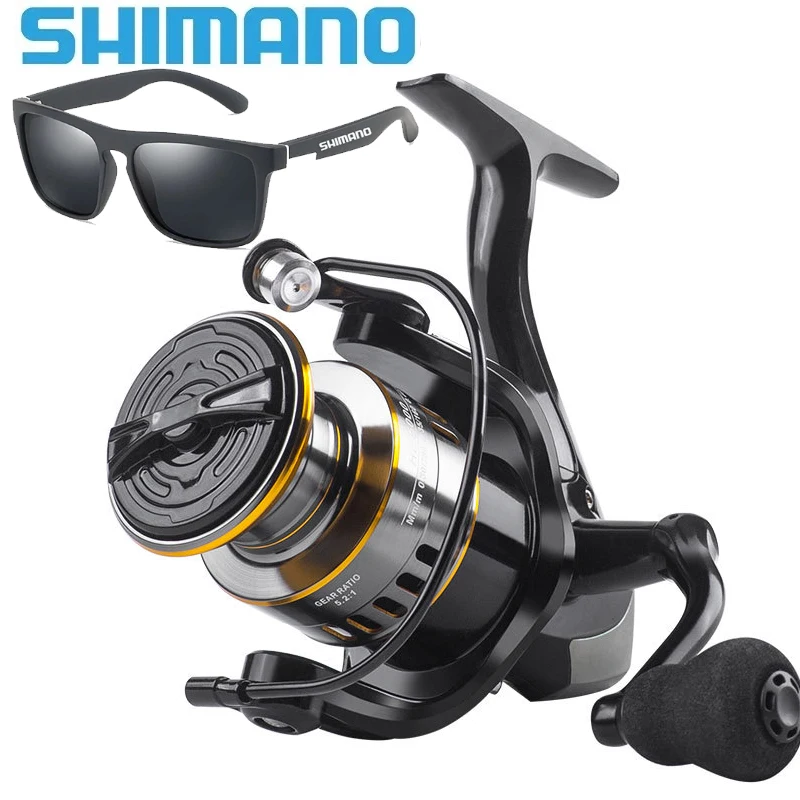 

2025 Shimano All-metal Fishing Reel HE500-7000 Maximum Towing 10kg Spinning Reel Long-range Fishing Reel Fishing Gear