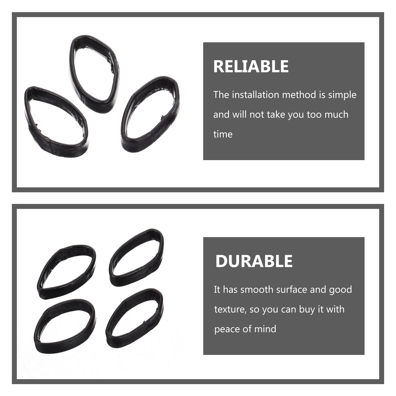 10pcs Flexible Strap Rings Replaceable Hoops Wrist Watch Parts Smooth Wear-Resistant Retainer Easy Install