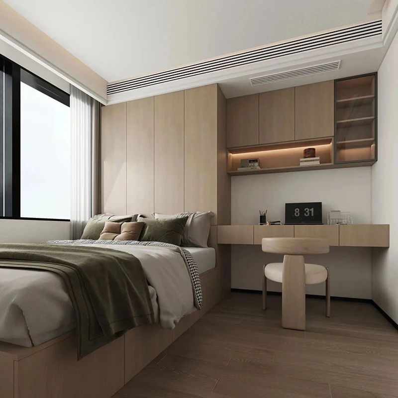 مصنع خزائن الأثاث الخشبي الحديث المخصص بالجملة للفنادق والشقق والفلل