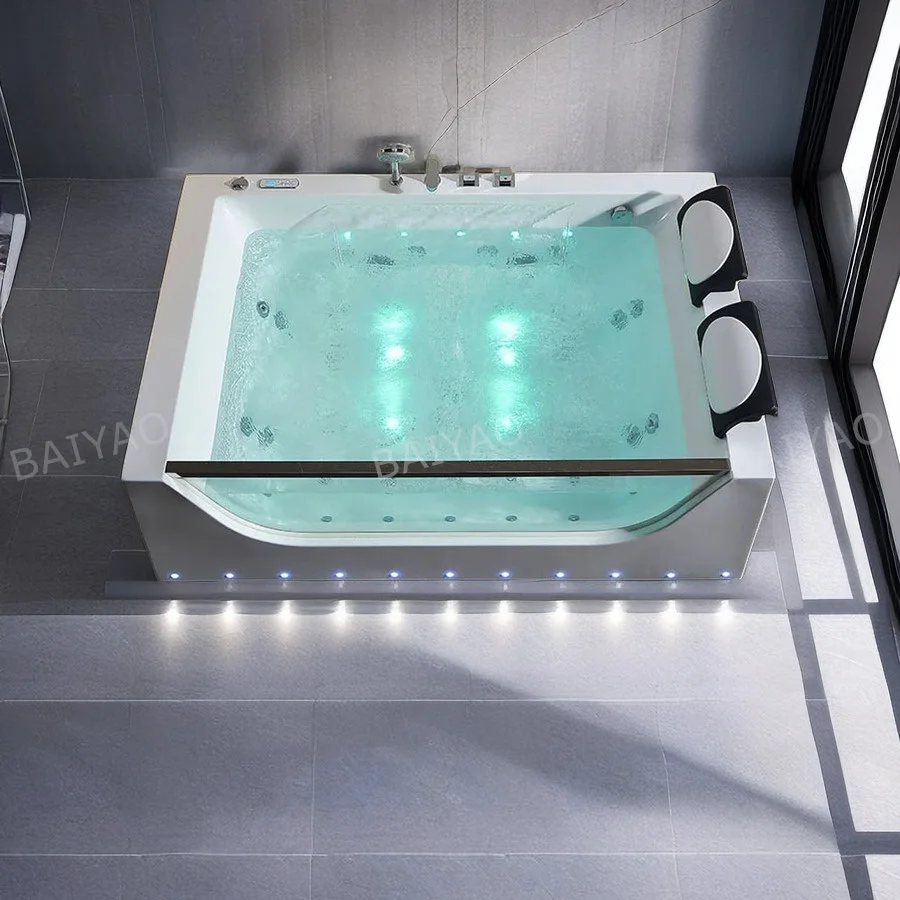 

Современная двойная многофункциональная домашняя спа-ванна выходного дня, специальная многопользовательская гидромассажная ванна для отелей