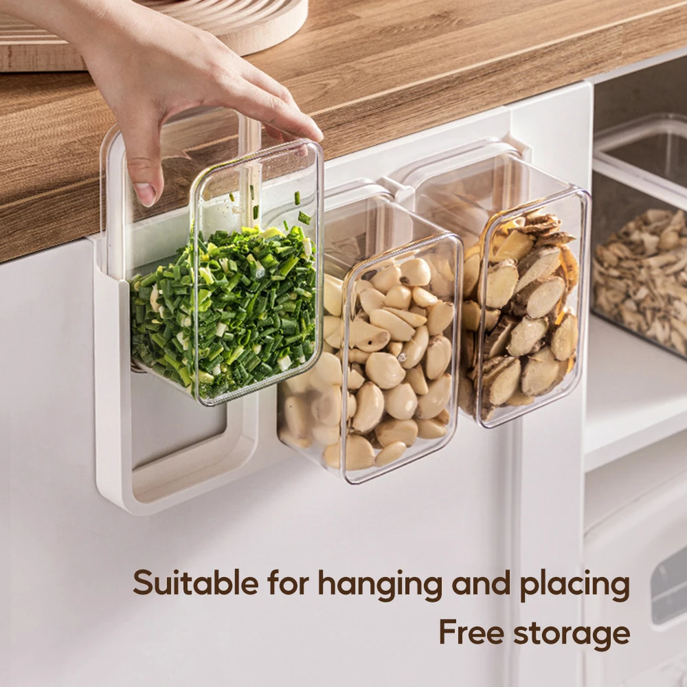 Hangable Sealed Jar Noodles Dry Goods Beans Grains Storage Box Kitchen Keep Fresh Can Moisture Resistant Food Storage Container