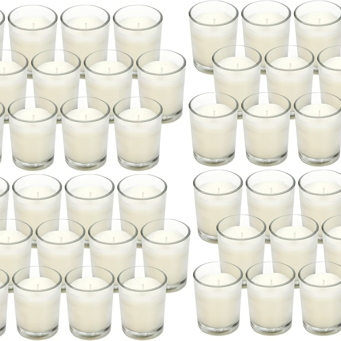 

48 упаковок, теплые белые свечи без запаха желаний, воск в руках для ароматерапии, спа, свадьбы, дня рождения, праздничной вечеринки, подарки