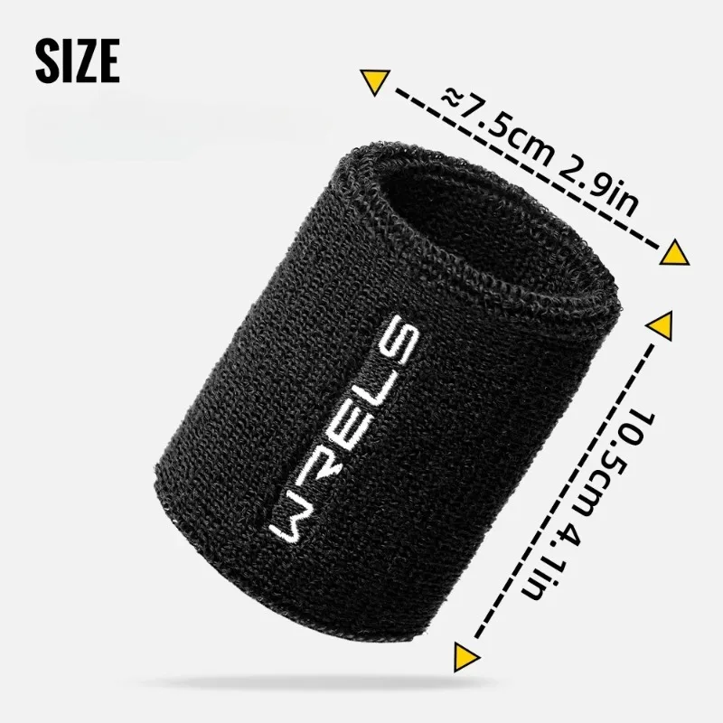 1/2pcs Wristbands Sweatbands Absorbent Stretchable Wrist Bands for Working Out Quick Drying Wrist Sweat Bands for Fitness