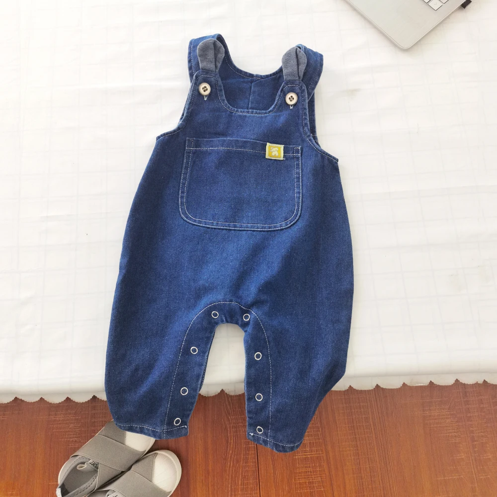 IENENS Toddler Infant  Dungarees Boy Girl Long Pants Denim Overalls Kids Baby  Jeans Jumpsuit Autumn Trousers