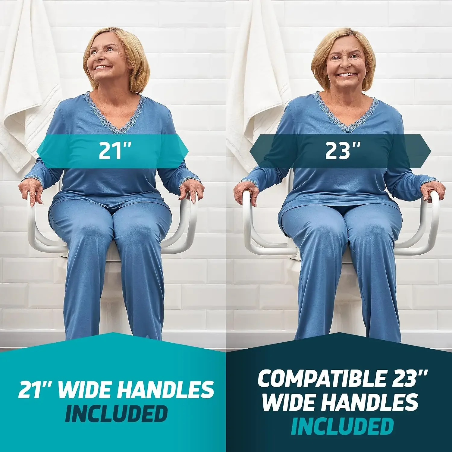 Raised Toilet Seat with 21