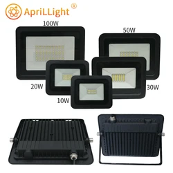 Reflector LED para iluminación exterior, lámpara de pared impermeable IP68, AC110V/220V, 100W, 50W, 30W, 20W, 10W