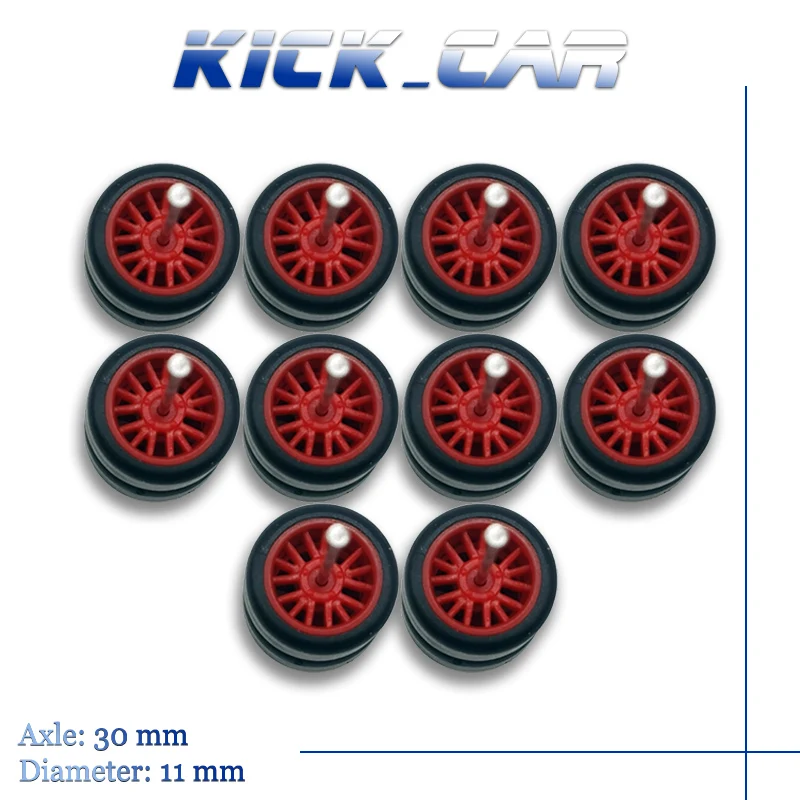 

K Series 1/64 Wheels Rubber Tires Spoke 5 Sets Detail-up Modified Kit for 1:64 Hotwheels Model Car Toy Wheel Kit 4pc/bag