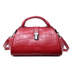 2024 New Fashion Alligator Women Handbags European Designer Genuine Leather Shoulder Bags Female Girl Brand Luxury Crossbody Bag