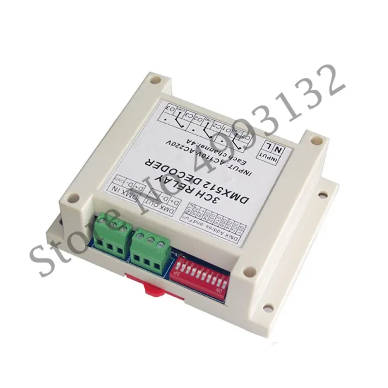 3-channel DMX512 Relay 3-channel DMX Relay Switch AC110-220V Input