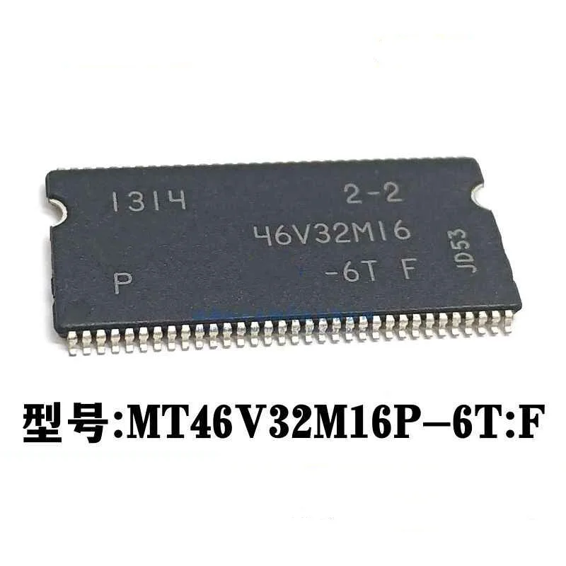 1~10PCS 100% New original MT46V32M16P-6T:F MT46V32M16P-6T 46V32M16-6T:F 46V32M16 Package: TSOP66 SDRAM-DDR 512Mb Memory Chip