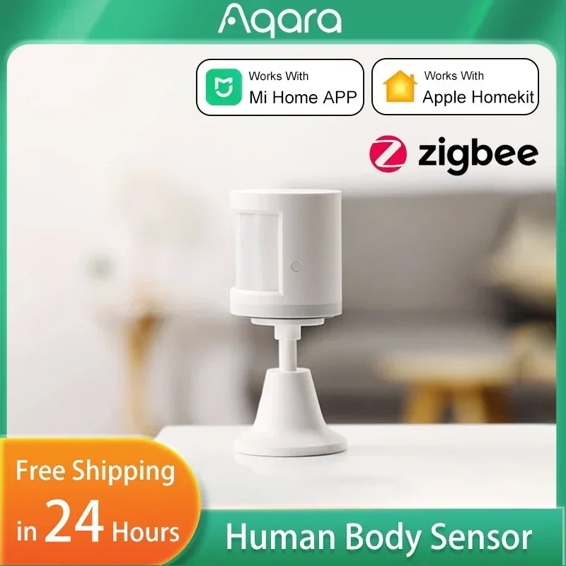 Aqara Human Body Sensor ZigBee Smart Motion Sensor body Movement Wireless Connection Work with Gatway for Xiaomi Mi Home Homekit