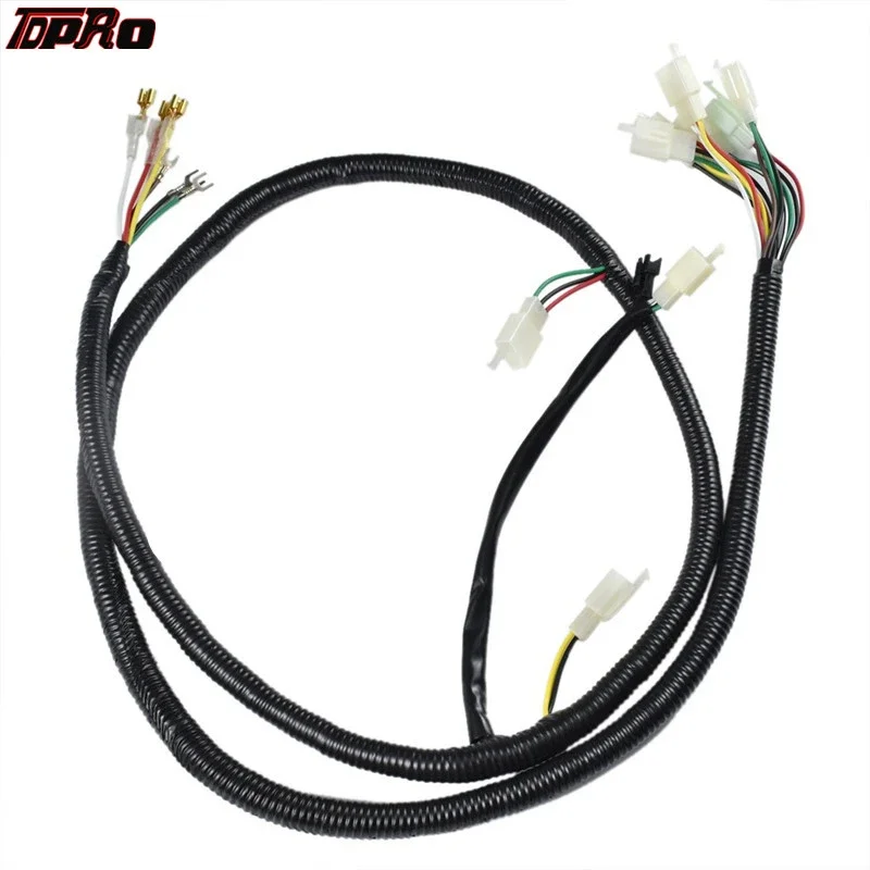 

Brushless Wire Wiring Harness Loom Kit for Electric Motor Go Kart ATV Quad Bikes Between Forward Reverse Switch/Controller
