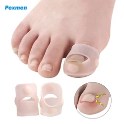 Pexmen 2/4/10Pcs Gel Ingrown Toenail Corrector Sleeves Big Toe Nail Healing Care Protectors Paronychia Treatment Pedicure Tool