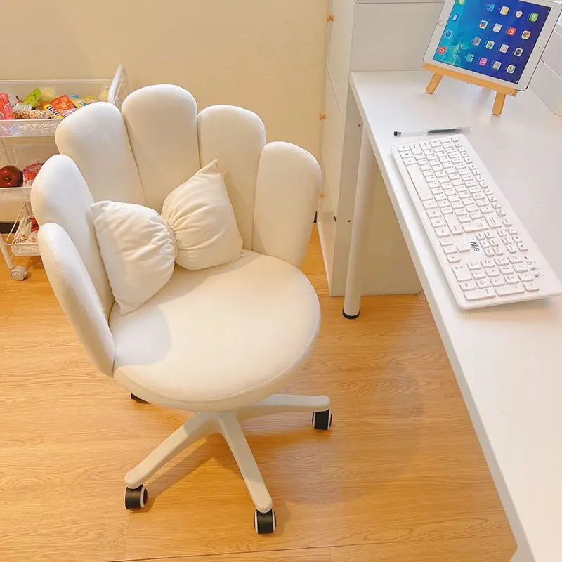 New Simple Home Chair Bedroom Girls Cute Computer Chair Lifting Desk Study Dormitory Makeup Chair Home Supplies