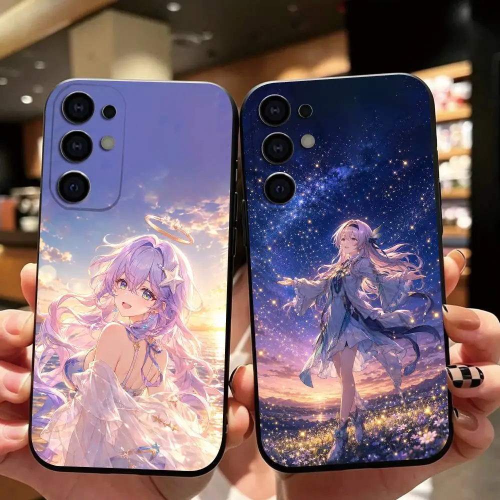 Game Honkai Star Rail Phone Case Black Silicone Soft For Samsung S26,S25,S24,S23,S22,S21,S30,Ultra,Plus,Fe,Lite Gift