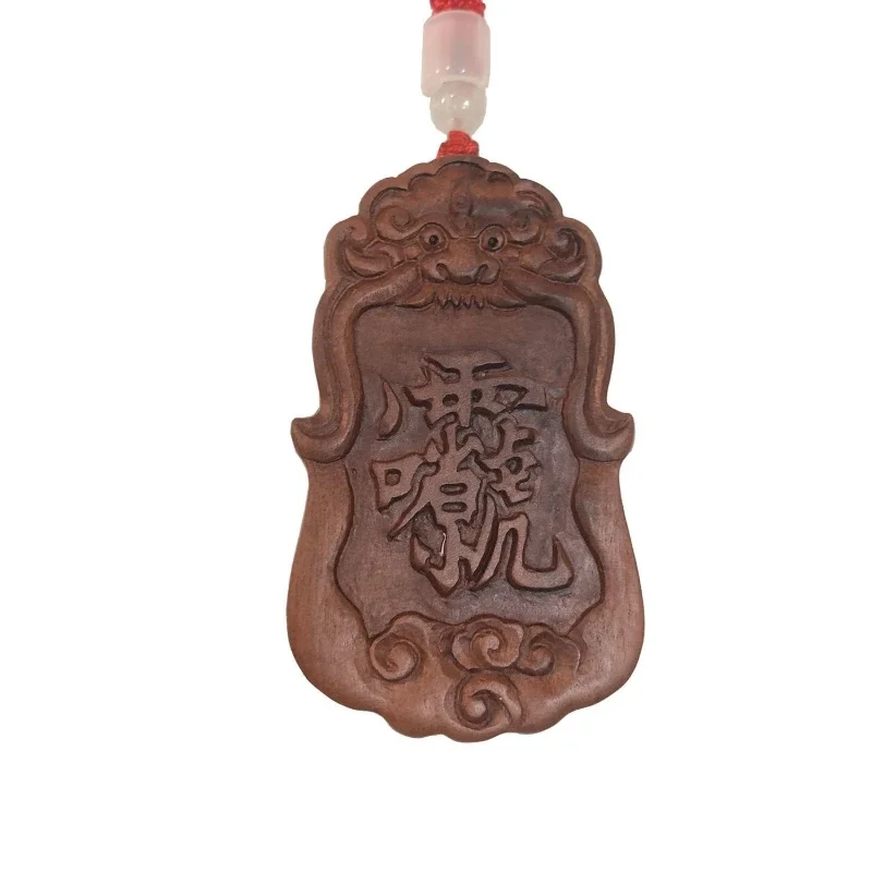 Taoist listed lightning strike jujube tiger face Lei Zu taboo crape myrtle pendant pendant hand handle