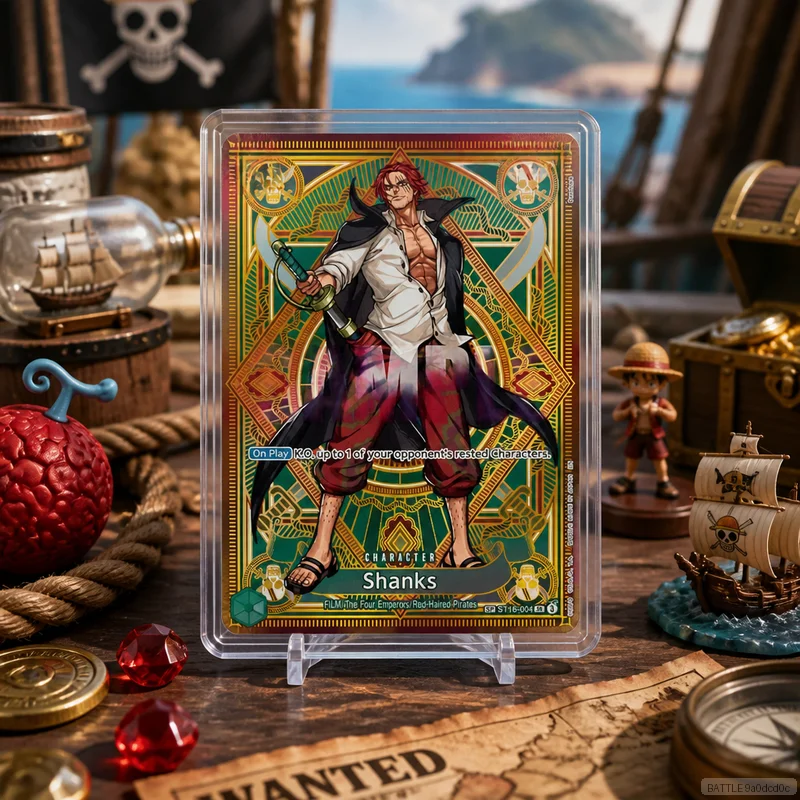 Shanks ST16-004 en DIY OPCG Collection Cards Self Made Single Card Classic Game Anime Card Gift Toy 5PCS 10PCS Set
