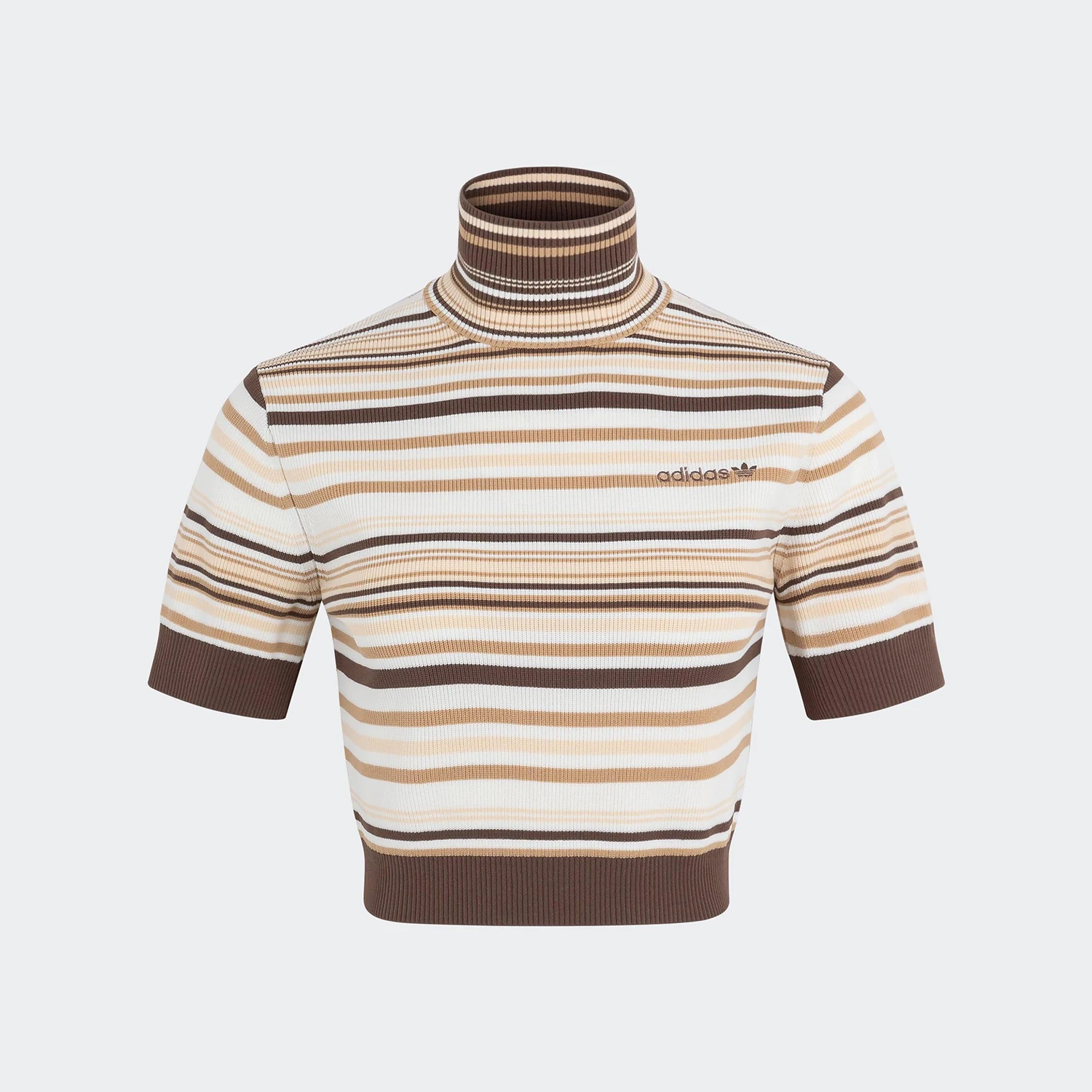 

Adidas Official Originals Women's Retro Striped Knit T-Shirt JD3593
