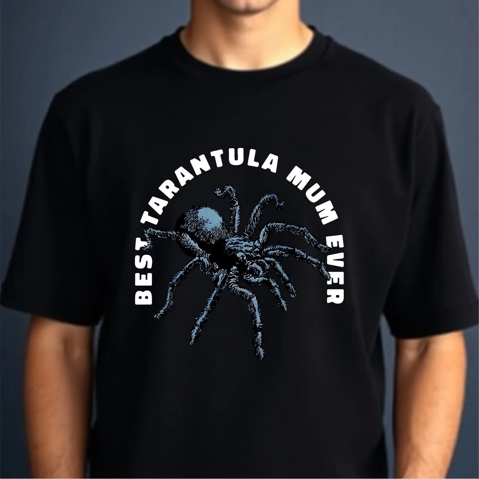 Tarantula Mum T Shirt Spider Illustration 100 Cotton Top vintage Washed Comfortable designer clothes Unisex graphic Versatile