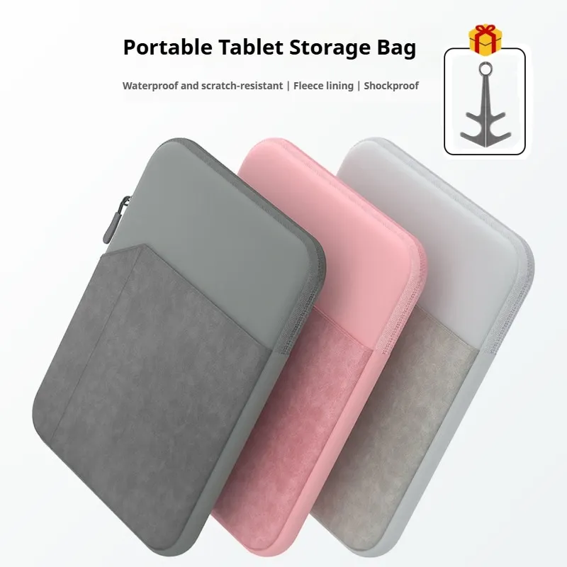 Tablet Sleeve Bag 9-11 Inch For Ipad Pro Air 11 2024 Pouch Bags For Ipad 10th 10.9 7/8/9th 10.2 9.7 Mini Tablet Bag For Samsung