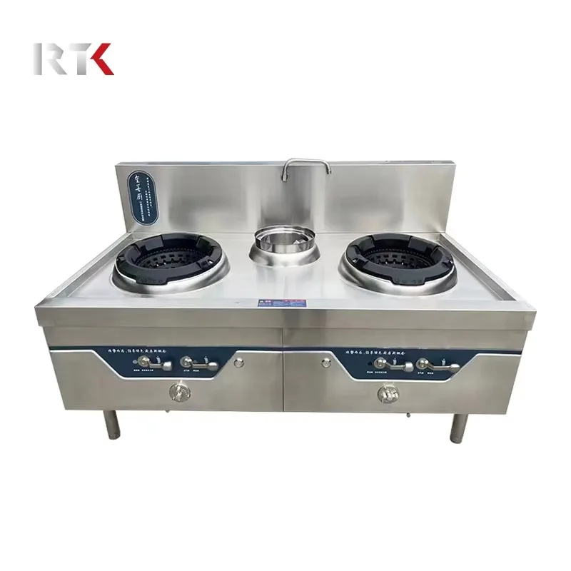RTK Commercial High-Power Stainless Steel Induction Cooking Wok Stove for Hotels Restaurants and Community Canteens
