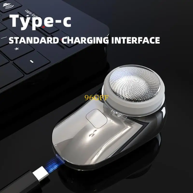 96gf Tasche Elektrorasierer Rasiermaschine für Männer nass trocken Dual-Use Mini-Bart Rasiermesser