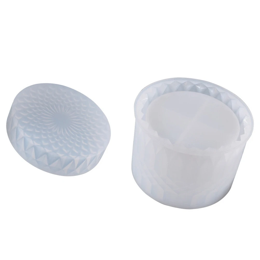 

Silicone Mould Diy Epoxy Storage Craft Resin Box Making Kit Jewelry Case Spice Jar Ashtray Gift Box Mold Crystal Storage Diy