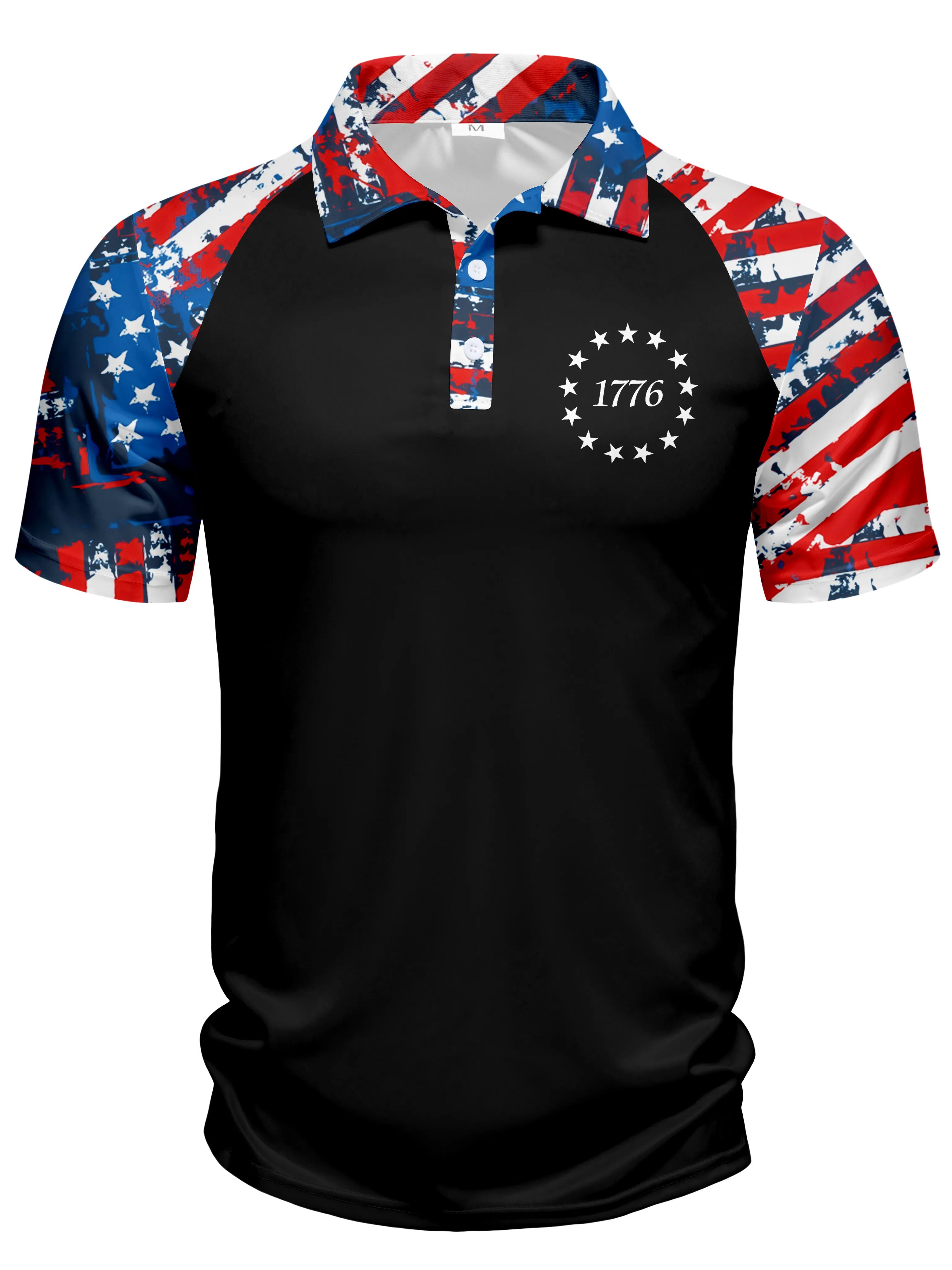 Summer men's fashionable short sleeved polo casual outdoor outing polo new printed top recommended machine wash