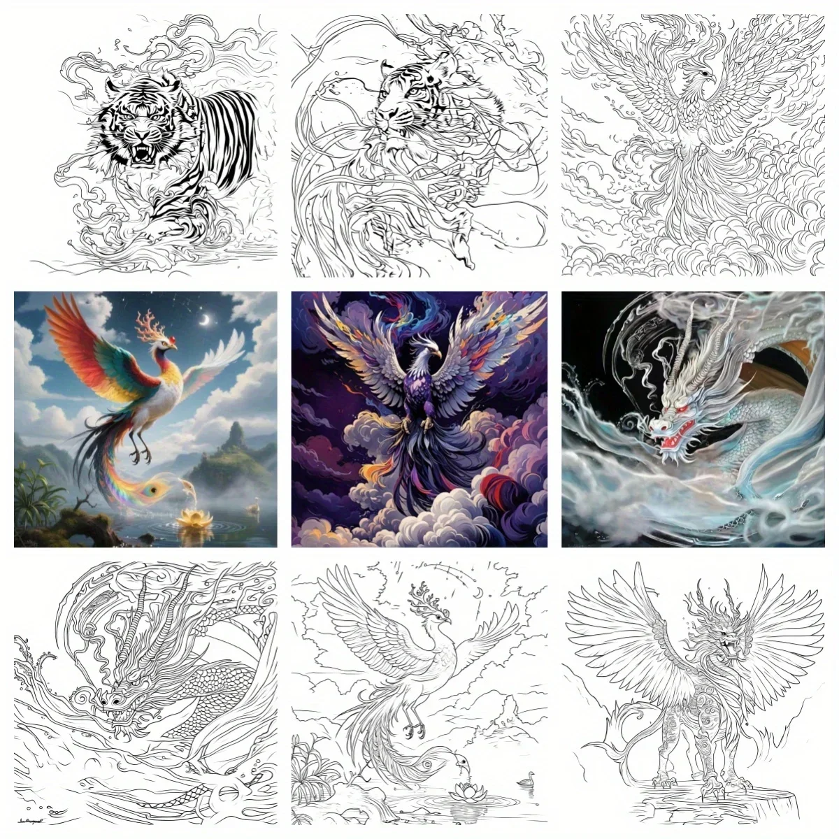 30 صفحة من كتاب تلوين ماندالا لتخفيف الضغط للبالغين، مستلزمات الرسم، الهدايا، اللوحة الزيتية، رسم الخط، رسم الخط