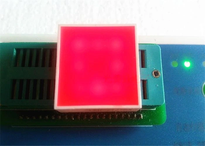 5Pcs LED Flat Display Light Emitting Block 27*27*11MM High Light Red Color 27*27 High Quality LED Flat Display Digitron