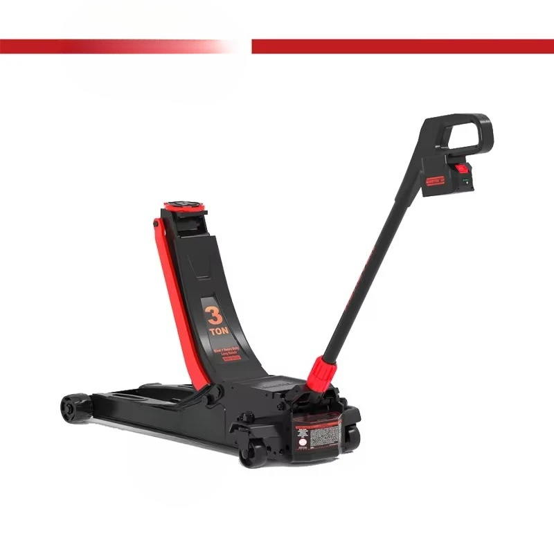 21V Cordless 3 Ton Electric Hydraulic Floor Jack High Lift for Vehicle Repair