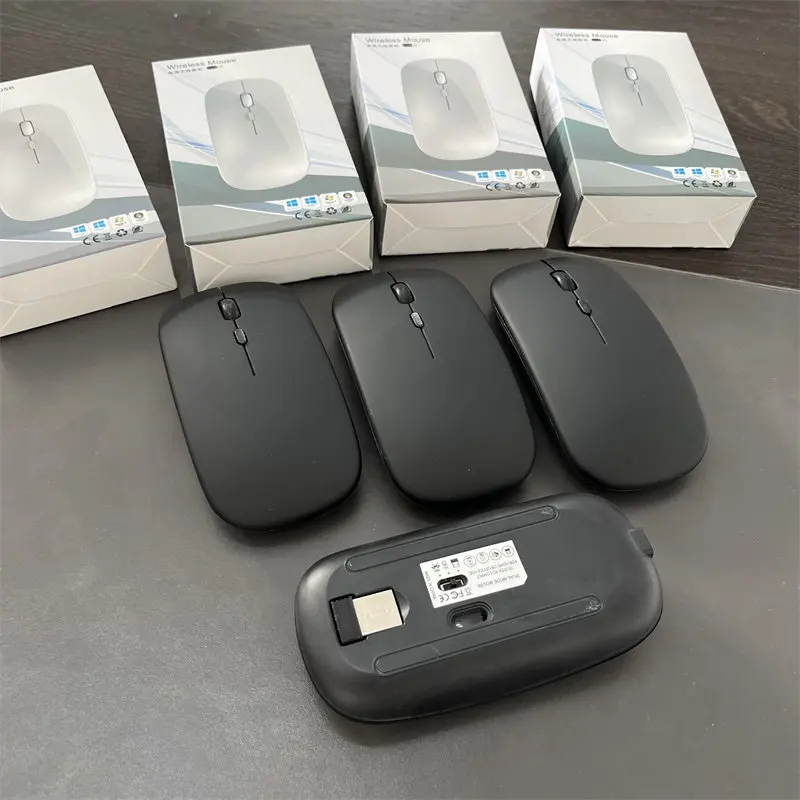 Silent wireless bluetooth computer office mouse