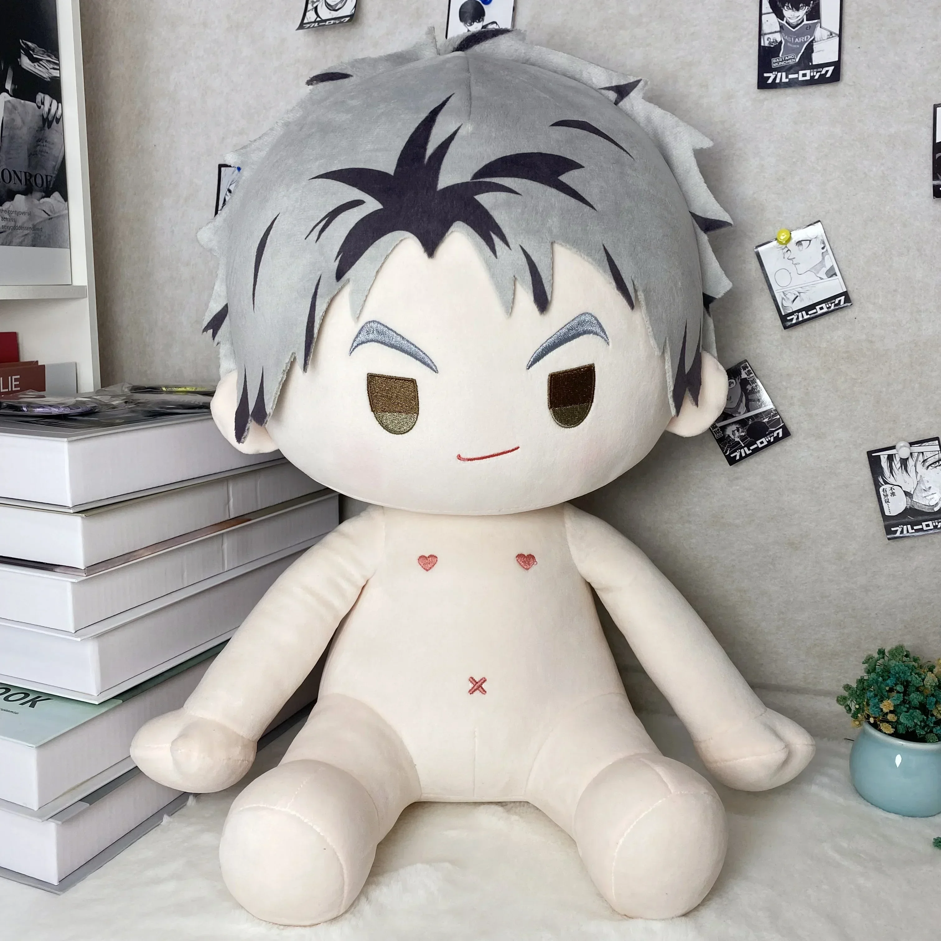 40CM Sugawara Koushi Anime Cosplay Soft Plush Body Dress Up Stuffed Plushie Pillow Toys Sitting Posture Figures Xmas Gift