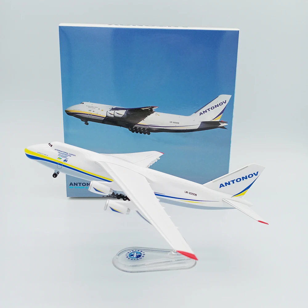 

Antonov Ukraine AN-124 1/400 Scale Aircraft Model"Mriya"StrategicTransport ABS Plastic Plane Model