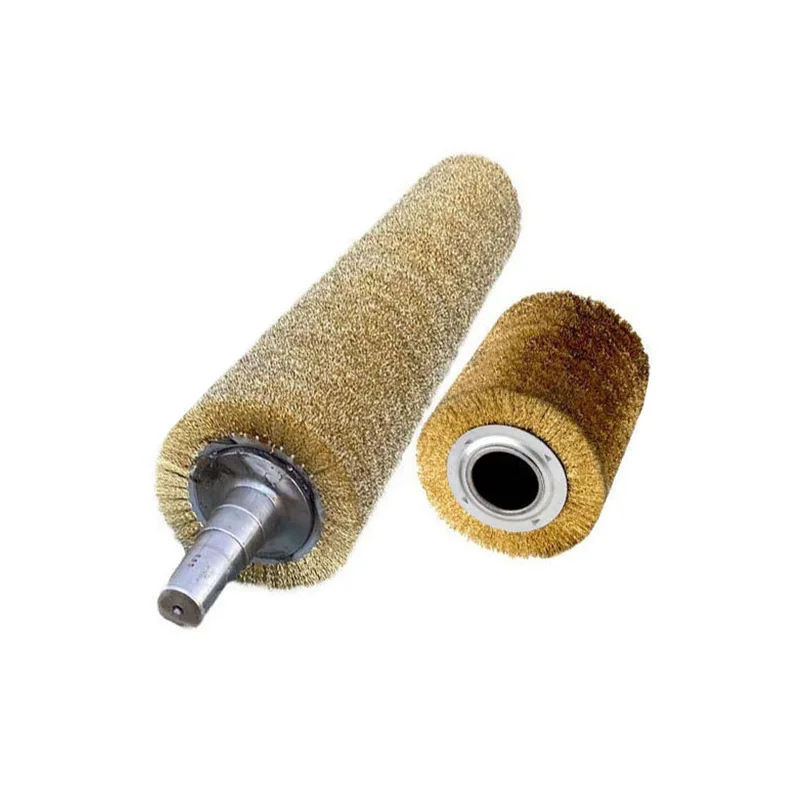 

Stainless steel wire brush roller industrial metal polishing brushed brush roller winding type
