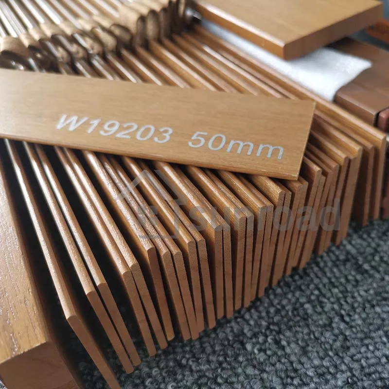 Custom Made Wooden Venetian Blinds 100% Natural Wood Real Wood Smart Home Tuya Wifi Zigbee Motor 50mm Slat 35mm 2.8mm Thickness